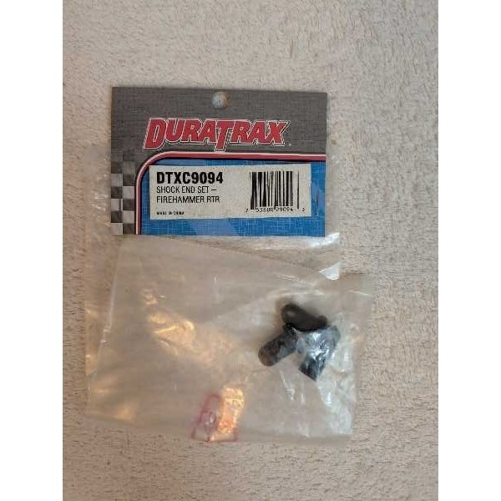 DuraTrax DTXC9094 Shock End Set Firehammer RTR RC Car‎ Parts Black
